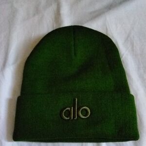 ALO Yoga Forest Green Knit Beanie
